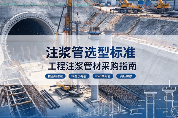 抚州注浆管选型标准