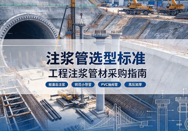 抚州注浆管选型标准